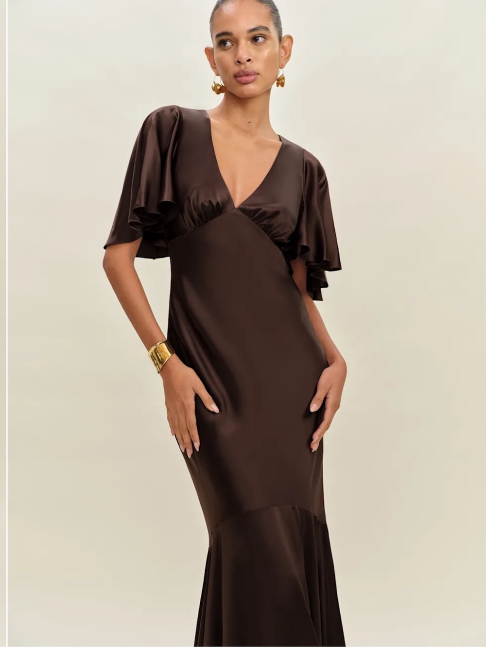 Reformation Thea Silk Open-Back Dress NWT - Picture 2 of 14